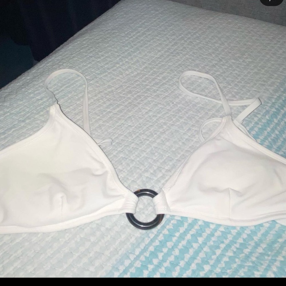 White bikini top